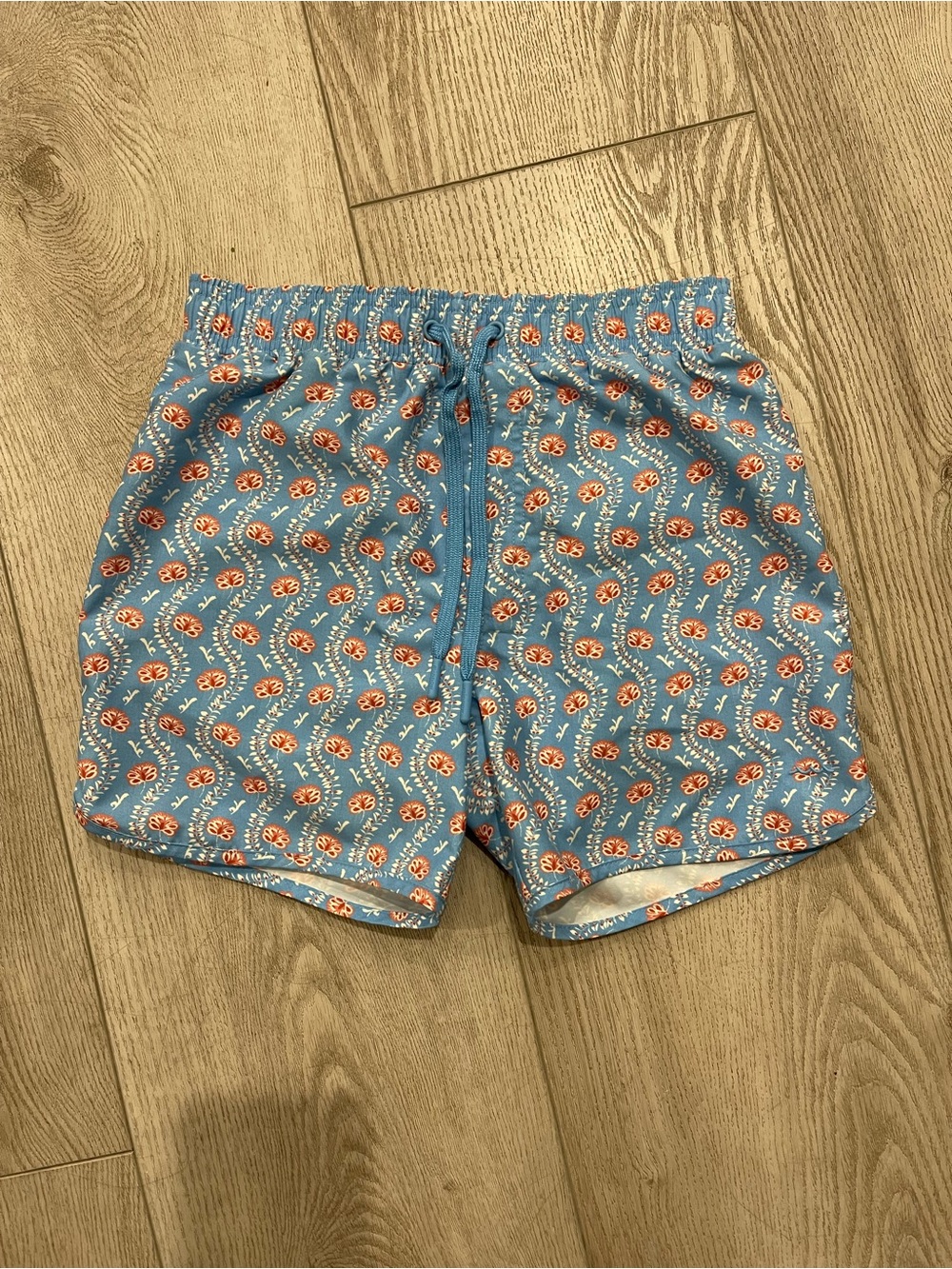 Minnow boys blue primrose boardie, size 11/12 EUC